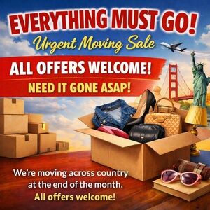 MOVING SALE!! Everything Must Go!!!